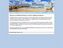 Tablet Screenshot of meditation-mastery.net